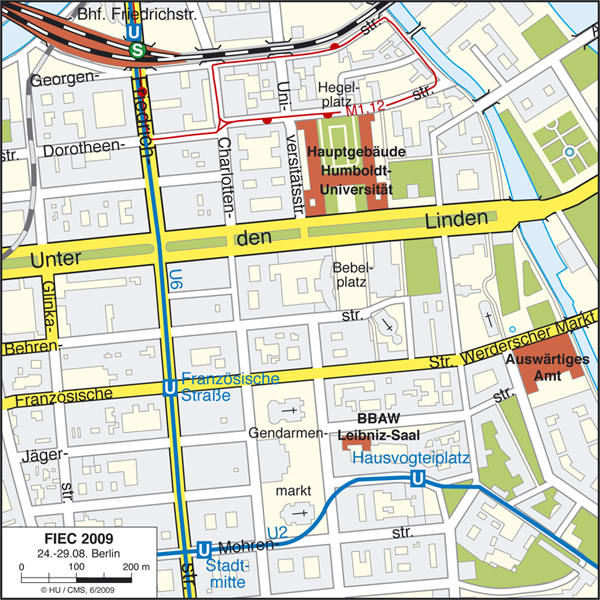 Stadtplan / City Map Berlin-Mitte